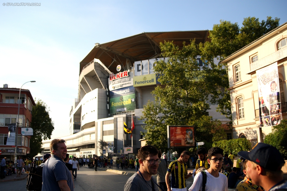 Fenerbahce - Sturm Graz
UEFA Europa League Qualifikation 3. Runde, Fenerbahce Istanbul - SK Sturm Graz, Suekrue Saracoglu Stadion Istanbul, 03.08.2017. 

Foto zeigt eine Aussenansicht vom Suekrue Saracoglu Stadion
