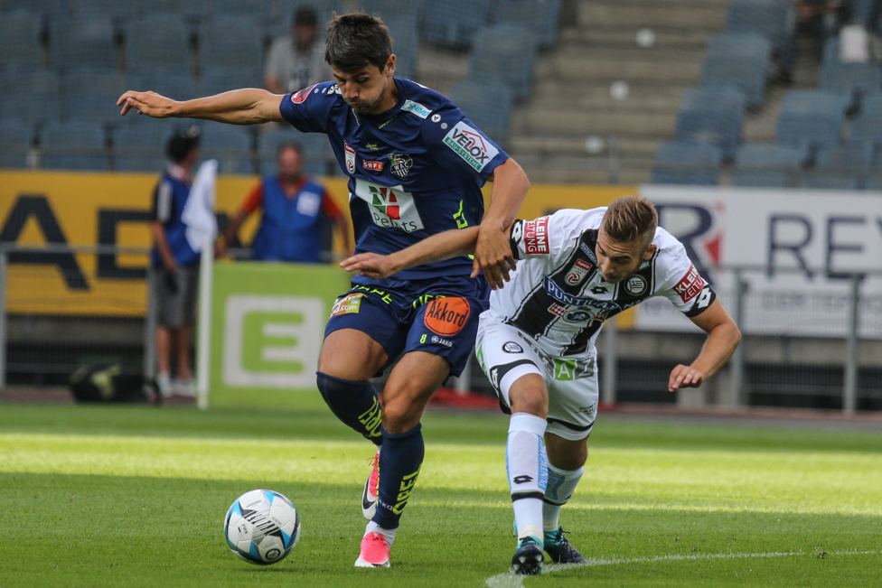 Sturm Graz - Wolfsberg
Oesterreichische Fussball Bundesliga, 4. Runde, SK Sturm Graz - Wolfsberger AC, Stadion Liebenau Graz, 12.08.2017. 

Foto zeigt Sandi Lovric (Sturm)
