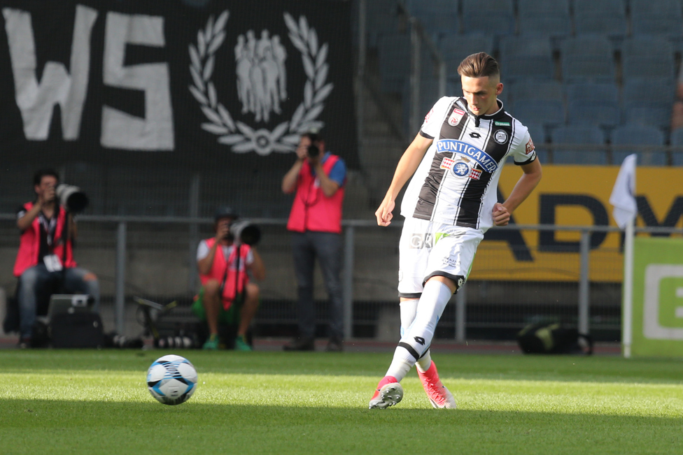 Sturm Graz - Wolfsberg
Oesterreichische Fussball Bundesliga, 4. Runde, SK Sturm Graz - Wolfsberger AC, Stadion Liebenau Graz, 12.08.2017. 

Foto zeigt Dario Maresic (Sturm)
