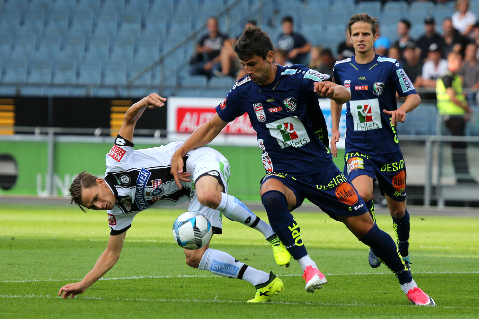 Sturm Graz - Wolfsberg
Oesterreichische Fussball Bundesliga, 4. Runde, SK Sturm Graz - Wolfsberger AC, Stadion Liebenau Graz, 12.08.2017. 

Foto zeigt Stefan Hierlaender (Sturm)
