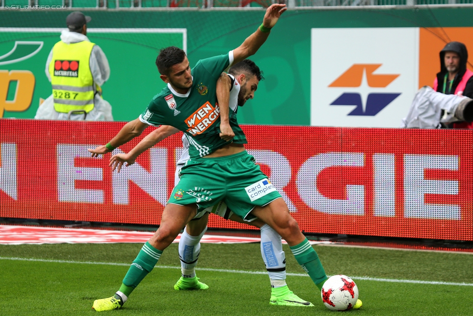 Rapid Wien - Sturm Graz
Oesterreichische Fussball Bundesliga, 5. Runde, SK Rapid Wien - SK Sturm Graz, Weststadion Wien, 19.08.2017. 

Foto zeigt Charalampos Lykogiannis (Sturm)
