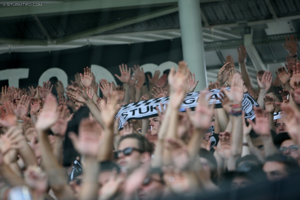 Sturm Graz - Salzburg
Oesterreichische Fussball Bundesliga, 6. Runde, SK Sturm Graz - FC RB Salzburg, Stadion Liebenau Graz, 27.08.2017. 

Foto zeigt Fans von Sturm
