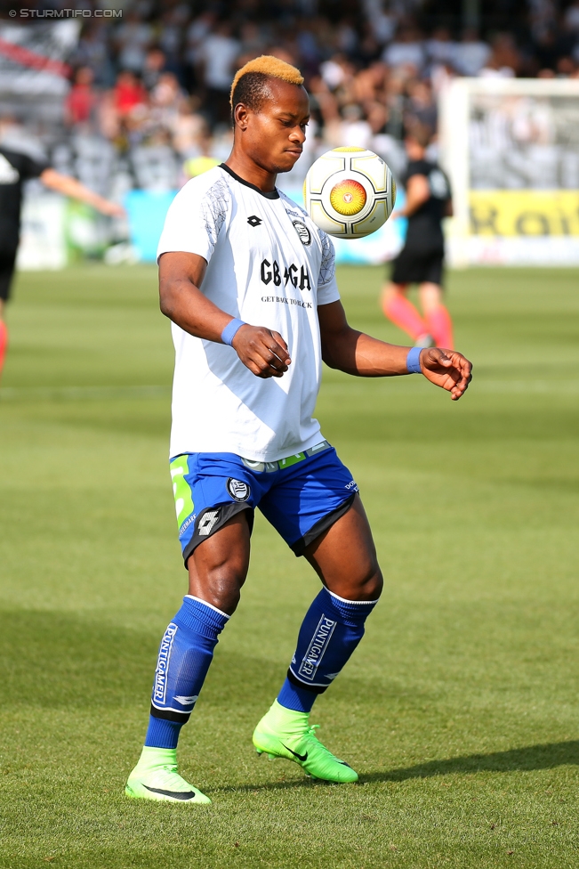 LASK - Sturm Graz
Oesterreichische Fussball Bundesliga, 7. Runde, Linzer ASK - SK Sturm Graz, Waldstadion Pasching, 09.09.2017. 

Foto zeigt Emeka Friday Eze (Sturm)
