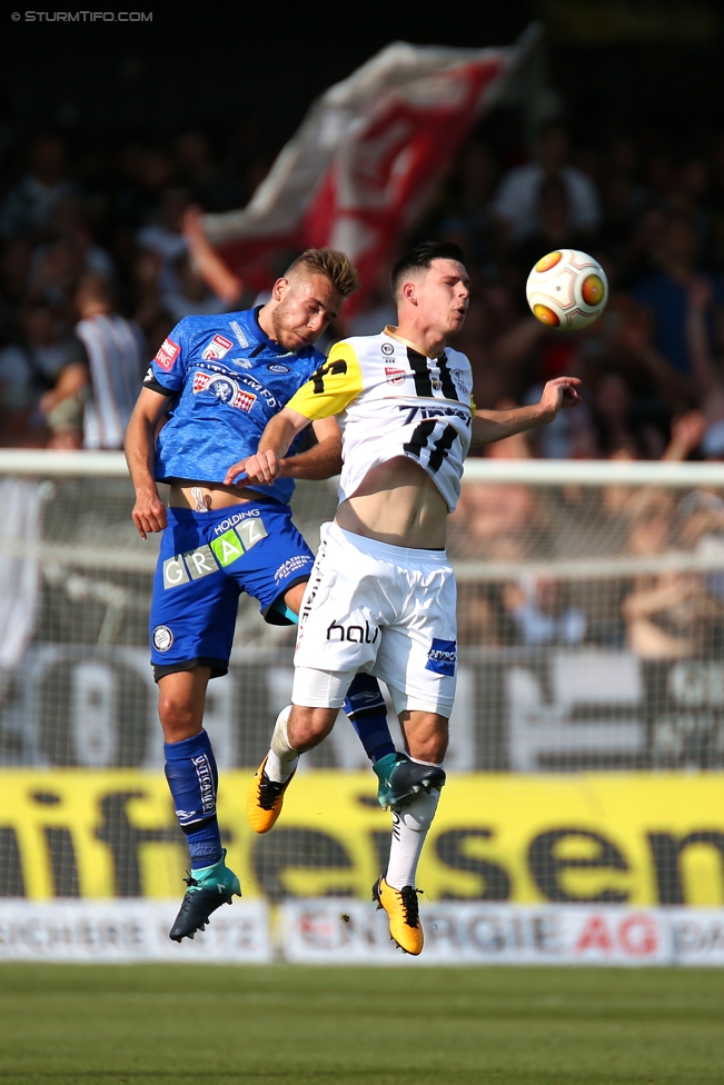 LASK - Sturm Graz
Oesterreichische Fussball Bundesliga, 7. Runde, Linzer ASK - SK Sturm Graz, Waldstadion Pasching, 09.09.2017. 

Foto zeigt Sandi Lovric (Sturm)
