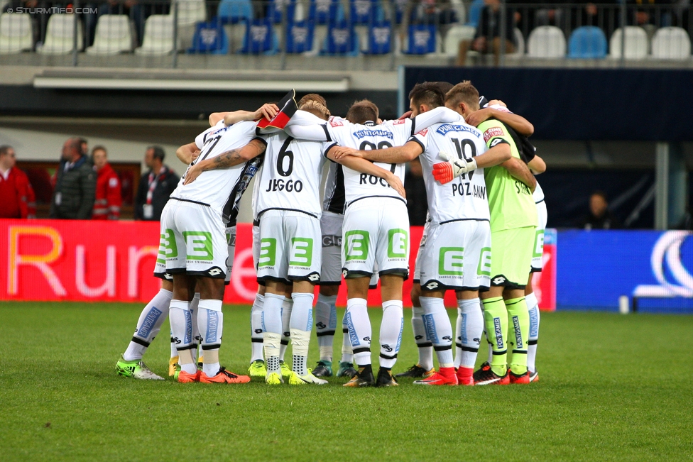 Anif - Sturm Graz
OEFB Cup, 2. Runde, USK Anif - SK Sturm Graz, Untersbergarena Groedig, 20.09.2017. 

Foto zeigt die Mannschaft von Sturm
