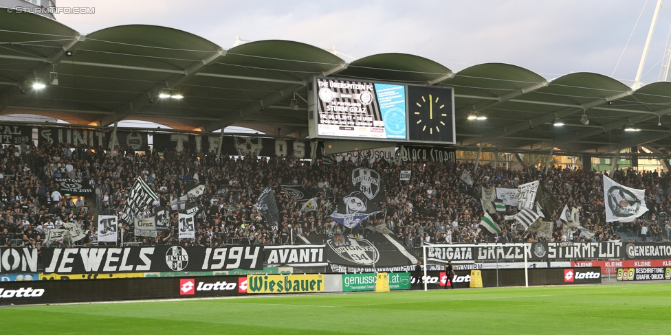 Sturm Graz - Altach
Oesterreichische Fussball Bundesliga, 9. Runde, SK Sturm Graz - SCR Altach, Stadion Liebenau Graz, 23.09.2017. 

Foto zeigt Fans von Sturm
