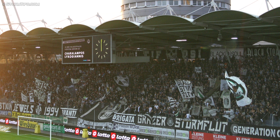 Sturm Graz - Altach
Oesterreichische Fussball Bundesliga, 9. Runde, SK Sturm Graz - SCR Altach, Stadion Liebenau Graz, 23.09.2017. 

Foto zeigt Fans von Sturm
