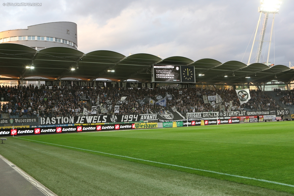 Sturm Graz - Altach
Oesterreichische Fussball Bundesliga, 9. Runde, SK Sturm Graz - SCR Altach, Stadion Liebenau Graz, 23.09.2017. 

Foto zeigt Fans von Sturm
