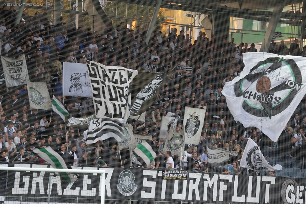 Sturm Graz - Altach
Oesterreichische Fussball Bundesliga, 9. Runde, SK Sturm Graz - SCR Altach, Stadion Liebenau Graz, 23.09.2017. 

Foto zeigt Fans von Sturm
