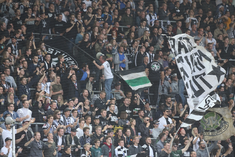 Sturm Graz - Altach
Oesterreichische Fussball Bundesliga, 9. Runde, SK Sturm Graz - SCR Altach, Stadion Liebenau Graz, 23.09.2017. 

Foto zeigt Fans von Sturm
