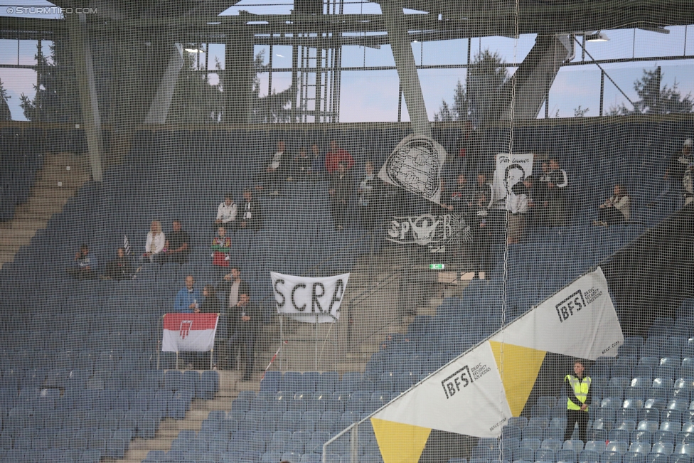 Sturm Graz - Altach
Oesterreichische Fussball Bundesliga, 9. Runde, SK Sturm Graz - SCR Altach, Stadion Liebenau Graz, 23.09.2017. 

Foto zeigt Fans von Altach
