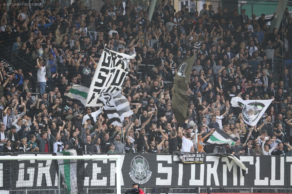 Sturm Graz - Altach
Oesterreichische Fussball Bundesliga, 9. Runde, SK Sturm Graz - SCR Altach, Stadion Liebenau Graz, 23.09.2017. 

Foto zeigt Fans von Sturm
