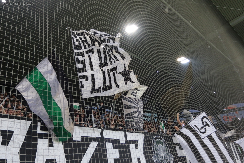 Sturm Graz - Altach
Oesterreichische Fussball Bundesliga, 9. Runde, SK Sturm Graz - SCR Altach, Stadion Liebenau Graz, 23.09.2017. 

Foto zeigt Fans von Sturm
