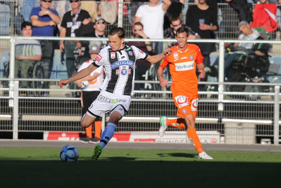 Sturm Graz - Austria Wien
Oesterreichische Fussball Bundesliga, 11. Runde, SK Sturm Graz - FK Austria Wien, Stadion Liebenau Graz, 15.10.2017. 

Foto zeigt Philipp Zulechner (Sturm)
