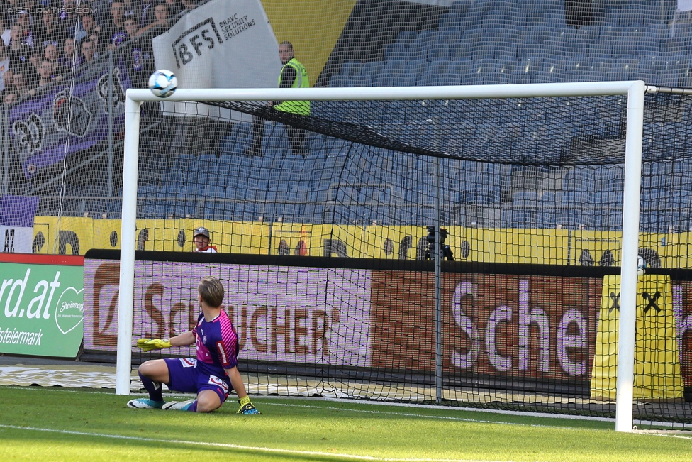 Sturm Graz - Austria Wien
Oesterreichische Fussball Bundesliga, 11. Runde, SK Sturm Graz - FK Austria Wien, Stadion Liebenau Graz, 15.10.2017. 

Foto zeigt Patrick Pentz (Austria)
Schlüsselwörter: elfmeter