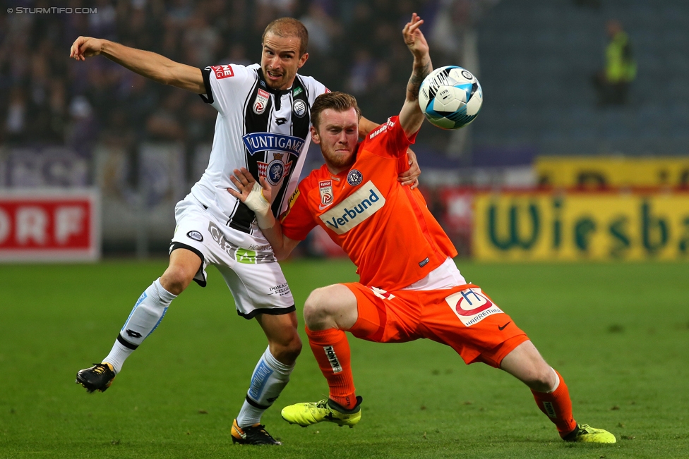 Sturm Graz - Austria Wien
Oesterreichische Fussball Bundesliga, 11. Runde, SK Sturm Graz - FK Austria Wien, Stadion Liebenau Graz, 15.10.2017. 

Foto zeigt Fabian Koch (Sturm)
