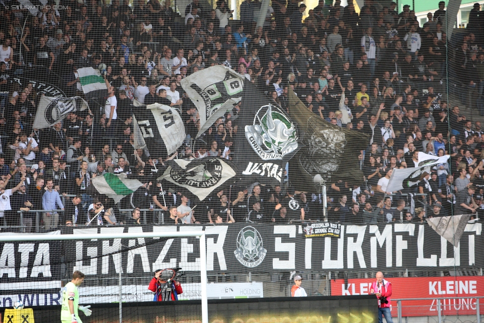 Sturm Graz - Mattersburg
Oesterreichische Fussball Bundesliga, 12. Runde, SK Sturm Graz - SV Mattersburg, Stadion Liebenau Graz, 21.10.2017. 

Foto zeigt Fans von Sturm
