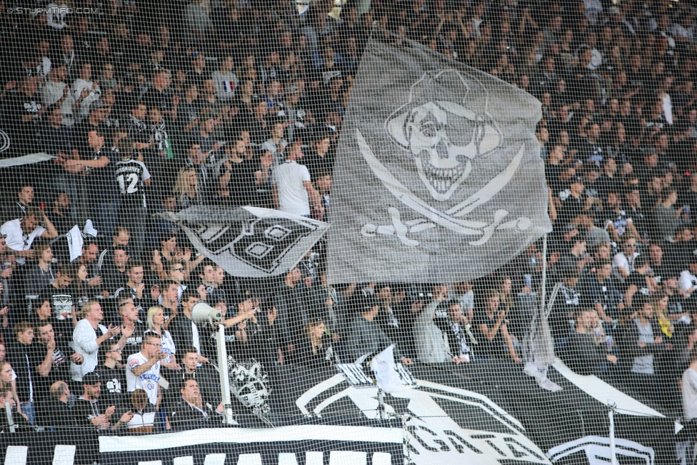 Sturm Graz - Mattersburg
Oesterreichische Fussball Bundesliga, 12. Runde, SK Sturm Graz - SV Mattersburg, Stadion Liebenau Graz, 21.10.2017. 

Foto zeigt Fans von Sturm
