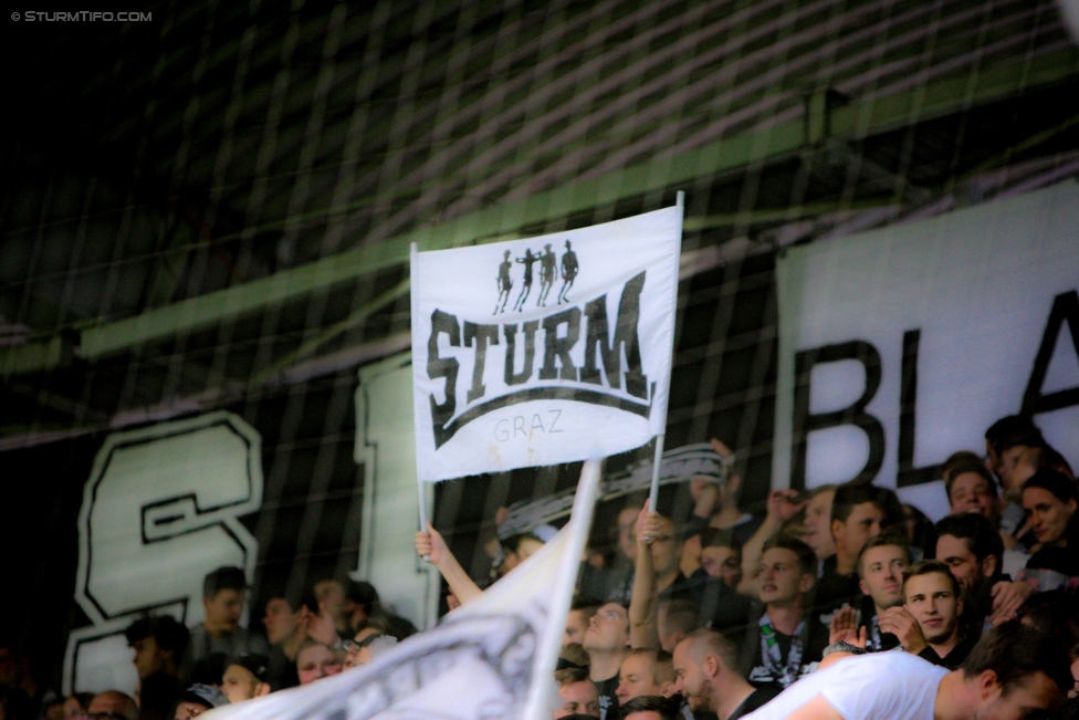 Sturm Graz - Mattersburg
Oesterreichische Fussball Bundesliga, 12. Runde, SK Sturm Graz - SV Mattersburg, Stadion Liebenau Graz, 21.10.2017. 

Foto zeigt Fans von Sturm
