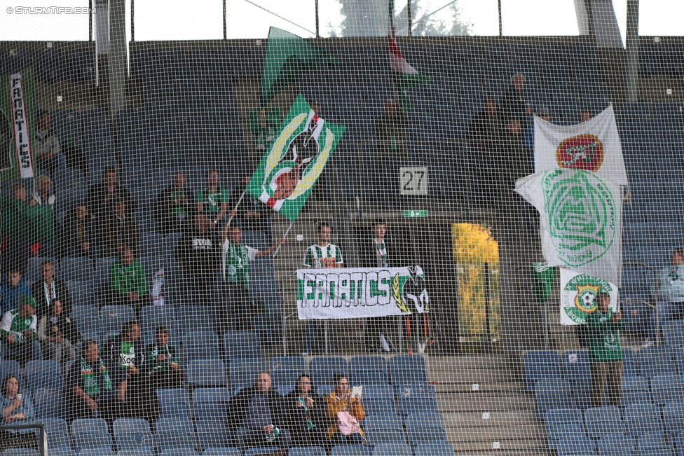 Sturm Graz - Mattersburg
Oesterreichische Fussball Bundesliga, 12. Runde, SK Sturm Graz - SV Mattersburg, Stadion Liebenau Graz, 21.10.2017. 

Foto zeigt Fans von Sturm
