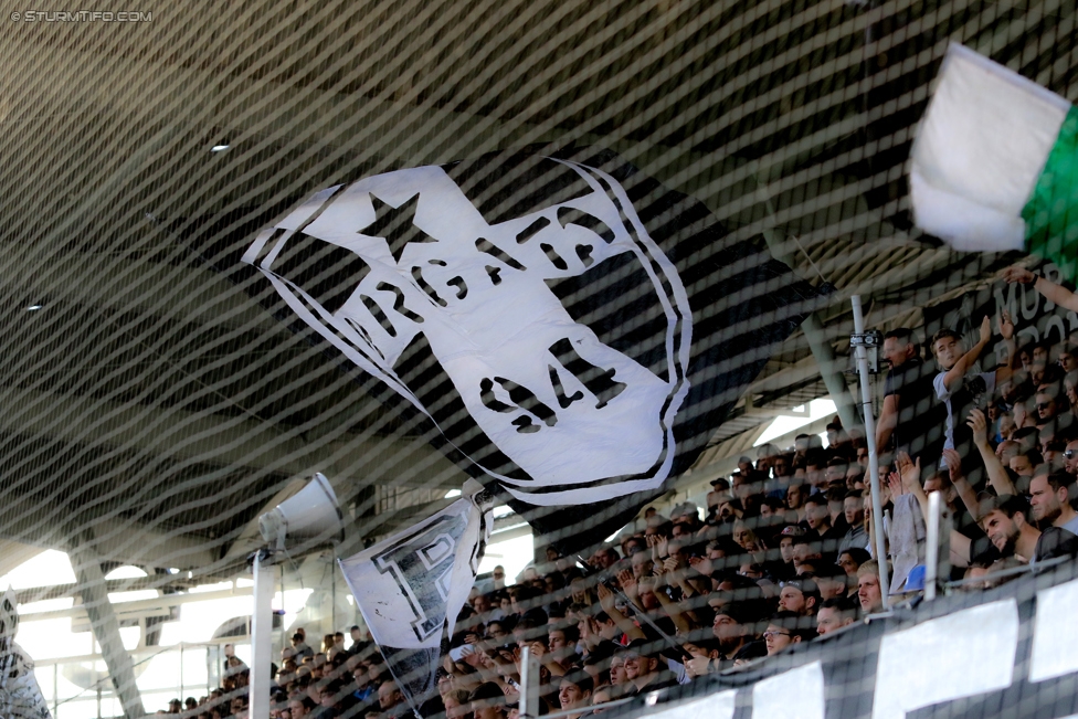 Sturm Graz - Mattersburg
Oesterreichische Fussball Bundesliga, 12. Runde, SK Sturm Graz - SV Mattersburg, Stadion Liebenau Graz, 21.10.2017. 

Foto zeigt Fans von Sturm
