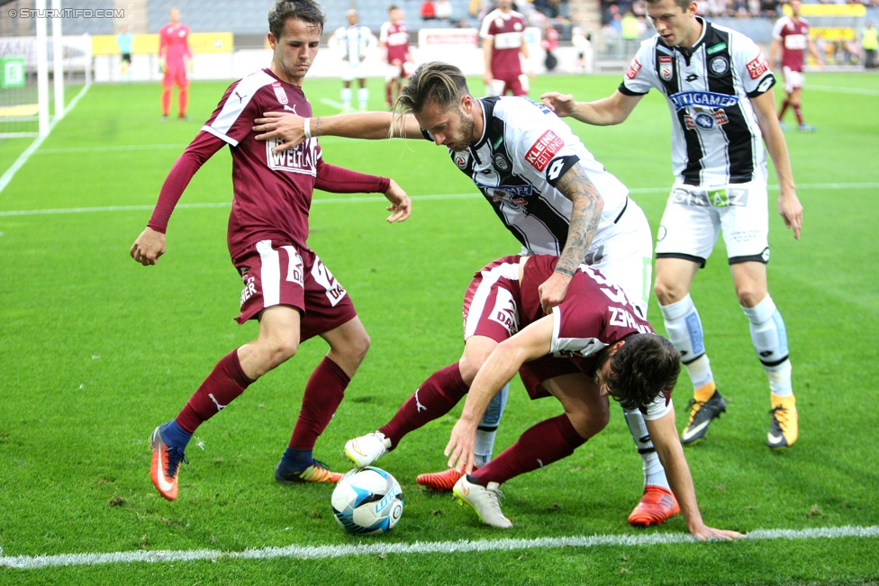 Sturm Graz - Mattersburg
Oesterreichische Fussball Bundesliga, 12. Runde, SK Sturm Graz - SV Mattersburg, Stadion Liebenau Graz, 21.10.2017. 

Foto zeigt Peter Zulj (Sturm)
