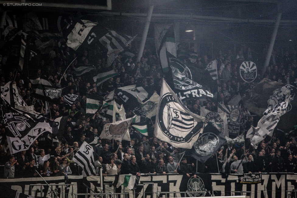 Sturm Graz - Altach
OEFB Cup, 3. Runde, SK Sturm Graz - SCR Altach, Stadion Liebenau Graz, 25.10.2017. 

Foto zeigt Fans von Sturm
