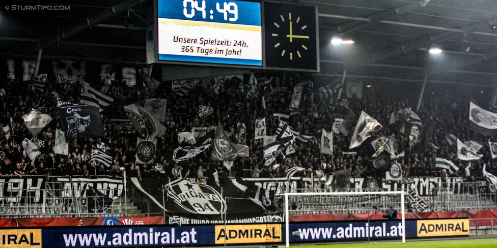 Sturm Graz - Altach
OEFB Cup, 3. Runde, SK Sturm Graz - SCR Altach, Stadion Liebenau Graz, 25.10.2017. 

Foto zeigt Fans von Sturm
