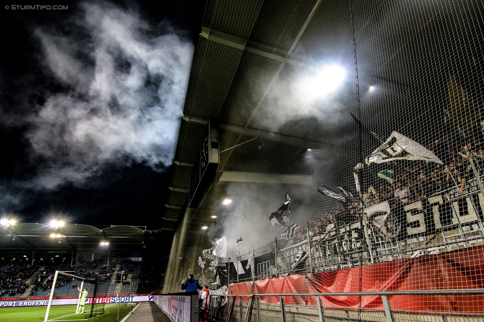 Sturm Graz - Altach
OEFB Cup, 3. Runde, SK Sturm Graz - SCR Altach, Stadion Liebenau Graz, 25.10.2017. 

Foto zeigt Fans von Sturm
Schlüsselwörter: pyrotechnik