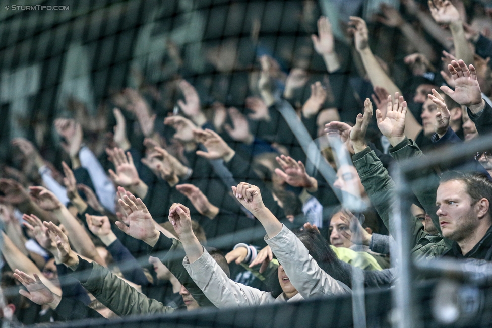 Sturm Graz - Altach
OEFB Cup, 3. Runde, SK Sturm Graz - SCR Altach, Stadion Liebenau Graz, 25.10.2017. 

Foto zeigt Fans von Sturm
