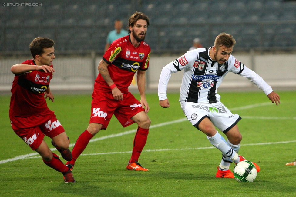 Sturm Graz - Altach
OEFB Cup, 3. Runde, SK Sturm Graz - SCR Altach, Stadion Liebenau Graz, 25.10.2017. 

Foto zeigt Sandi Lovric (Sturm)
