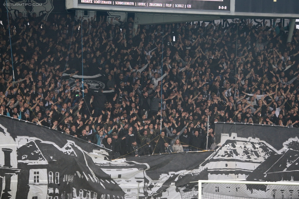 Sturm Graz - Rapid Wien
Oesterreichische Fussball Bundesliga, 14. Runde, SK Sturm Graz - SK Rapid Wien, Stadion Liebenau Graz, 04.11.2017. 

Foto zeigt Fans von Sturm
