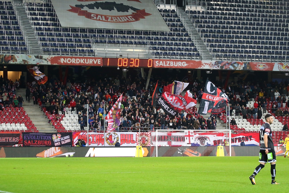 Salzburg - Sturm Graz
Oesterreichische Fussball Bundesliga, 15. Runde, RB Salzburg - SK Sturm Graz, Stadion Wals-Siezenheim, 19.11.2017. 

Foto zeigt Fans von RB Salzburg
