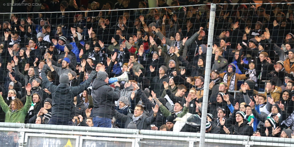 Salzburg - Sturm Graz
Oesterreichische Fussball Bundesliga, 15. Runde, RB Salzburg - SK Sturm Graz, Stadion Wals-Siezenheim, 19.11.2017. 

Foto zeigt Fans von Sturm
