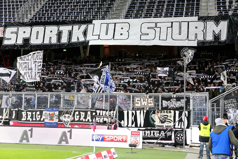 Salzburg - Sturm Graz
Oesterreichische Fussball Bundesliga, 15. Runde, RB Salzburg - SK Sturm Graz, Stadion Wals-Siezenheim, 19.11.2017. 

Foto zeigt Fans von Sturm
