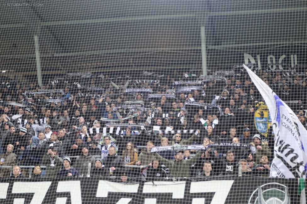 Sturm Graz - LASK
Oesterreichische Fussball Bundesliga, 16. Runde, SK Sturm Graz - LASK, Stadion Liebenau Graz, 25.11.2017. 

Foto zeigt Fans von Sturm
