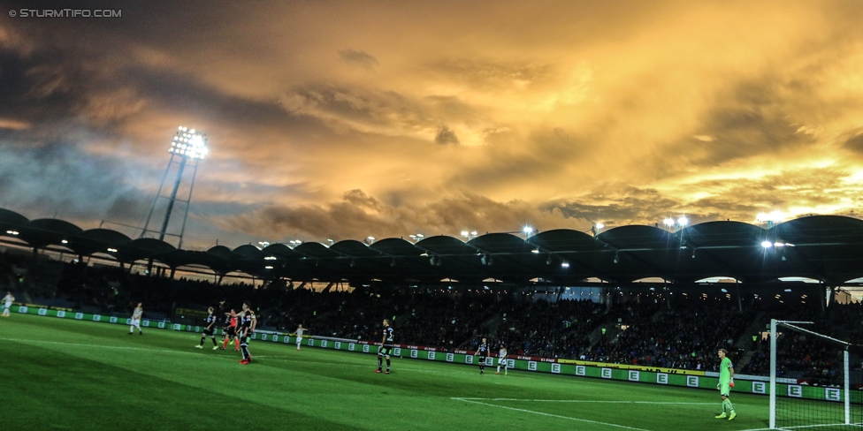 Sturm Graz - LASK
Oesterreichische Fussball Bundesliga, 16. Runde, SK Sturm Graz - LASK, Stadion Liebenau Graz, 25.11.2017. 

Foto zeigt Fans von Sturm mit einer Choreografie
