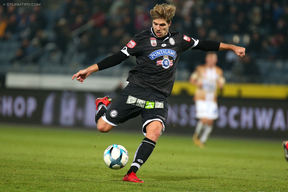 Sturm Graz - LASK
Oesterreichische Fussball Bundesliga, 16. Runde, SK Sturm Graz - LASK, Stadion Liebenau Graz, 25.11.2017. 

Foto zeigt Philipp Zulechner (Sturm)
