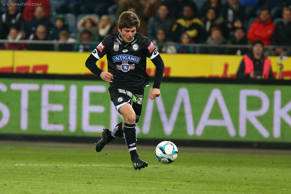 Sturm Graz - LASK
Oesterreichische Fussball Bundesliga, 16. Runde, SK Sturm Graz - LASK, Stadion Liebenau Graz, 25.11.2017. 

Foto zeigt Oliver Filip (Sturm)
