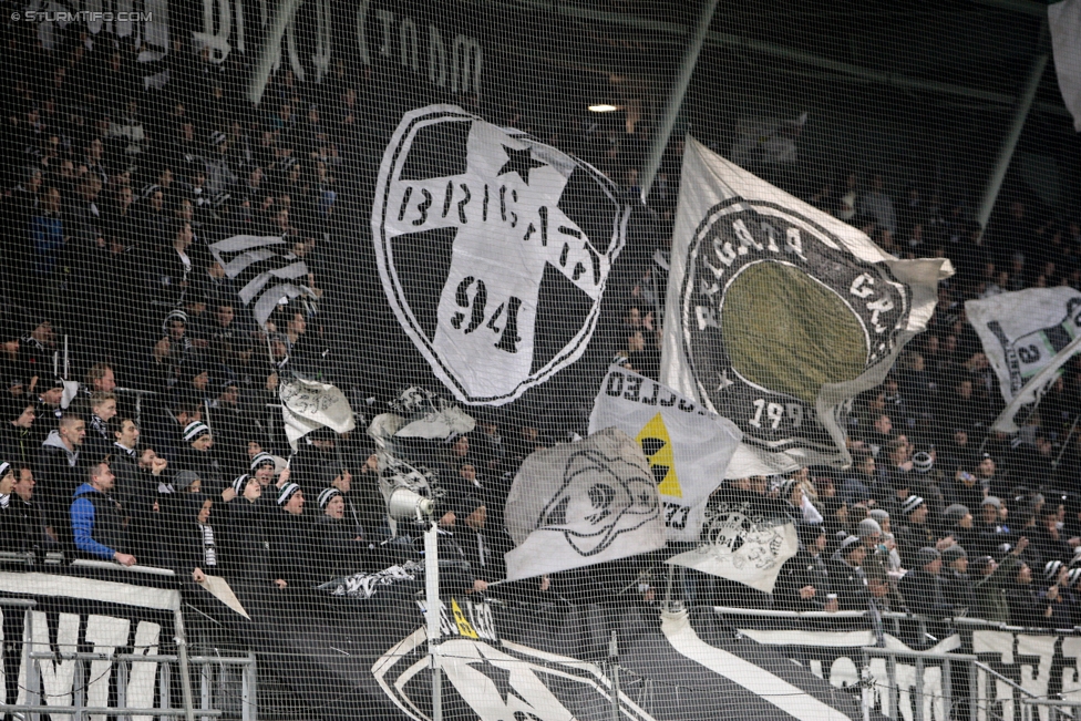 Sturm Graz - Admira Wacker
Oesterreichische Fussball Bundesliga, 17. Runde, SK Sturm Graz - FC Admira Wacker Moedling, Stadion Liebenau Graz, 28.11.2017. 

Foto zeigt Fans von Sturm
