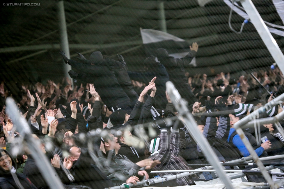 Sturm Graz - Admira Wacker
Oesterreichische Fussball Bundesliga, 17. Runde, SK Sturm Graz - FC Admira Wacker Moedling, Stadion Liebenau Graz, 28.11.2017. 

Foto zeigt Fans von Sturm

