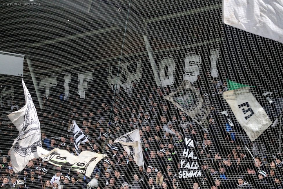 Sturm Graz - Admira Wacker
Oesterreichische Fussball Bundesliga, 17. Runde, SK Sturm Graz - FC Admira Wacker Moedling, Stadion Liebenau Graz, 28.11.2017. 

Foto zeigt Fans von Sturm
