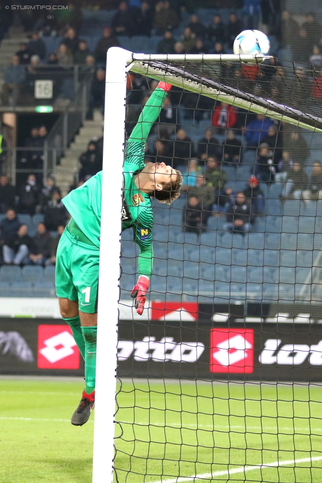 Sturm Graz - Admira Wacker
Oesterreichische Fussball Bundesliga, 17. Runde, SK Sturm Graz - FC Admira Wacker Moedling, Stadion Liebenau Graz, 28.11.2017. 

Foto zeigt Andreas Leitner (Admira)
