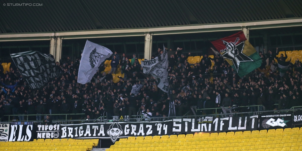 Austria Wien - Sturm Graz
Oesterreichische Fussball Bundesliga, 20. Runde, FK Austria Wien - SK Sturm Graz, Ernst Happel Stadion Wien, 17.12.2017. 

Foto zeigt Fans von Sturm
