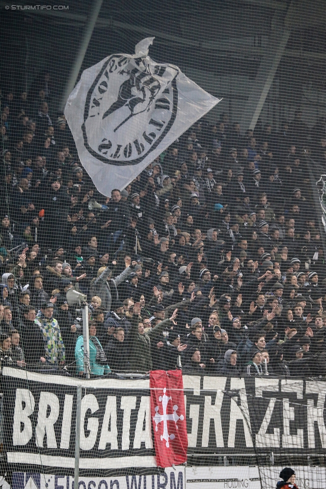 Sturm Graz - Wolfsberg
Oesterreichische Fussball Bundesliga, 22. Runde, SK Sturm Graz - Wolfsberger AC, Stadion Liebenau Graz, 10.02.2018. 

Foto zeigt Fans von Sturm
