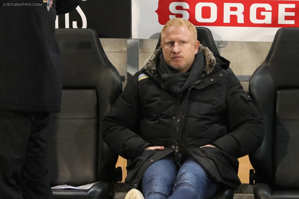 Sturm Graz - Wolfsberg
Oesterreichische Fussball Bundesliga, 22. Runde, SK Sturm Graz - Wolfsberger AC, Stadion Liebenau Graz, 10.02.2018. 

Foto zeigt Heiko Vogel (Cheftrainer Sturm)
