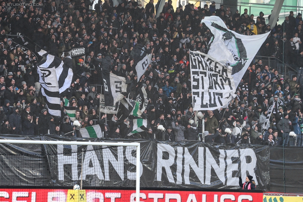 Sturm Graz - Salzburg
Oesterreichische Fussball Bundesliga, 24. Runde, SK Sturm Graz - FC RB Salzburg, Stadion Liebenau Graz, 25.02.2018. 

Foto zeigt Fans von Sturm
