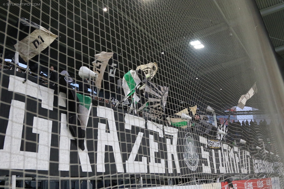 Sturm Graz - Salzburg
Oesterreichische Fussball Bundesliga, 24. Runde, SK Sturm Graz - FC RB Salzburg, Stadion Liebenau Graz, 25.02.2018. 

Foto zeigt Fans von Sturm
