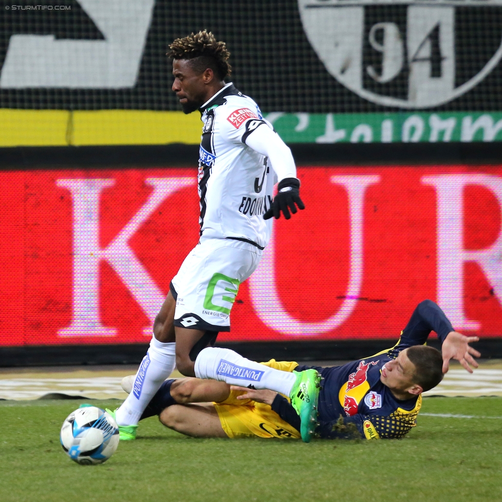 Sturm Graz - Salzburg
Oesterreichische Fussball Bundesliga, 24. Runde, SK Sturm Graz - FC RB Salzburg, Stadion Liebenau Graz, 25.02.2018. 

Foto zeigt FBright Edomwonyi (Sturm)
