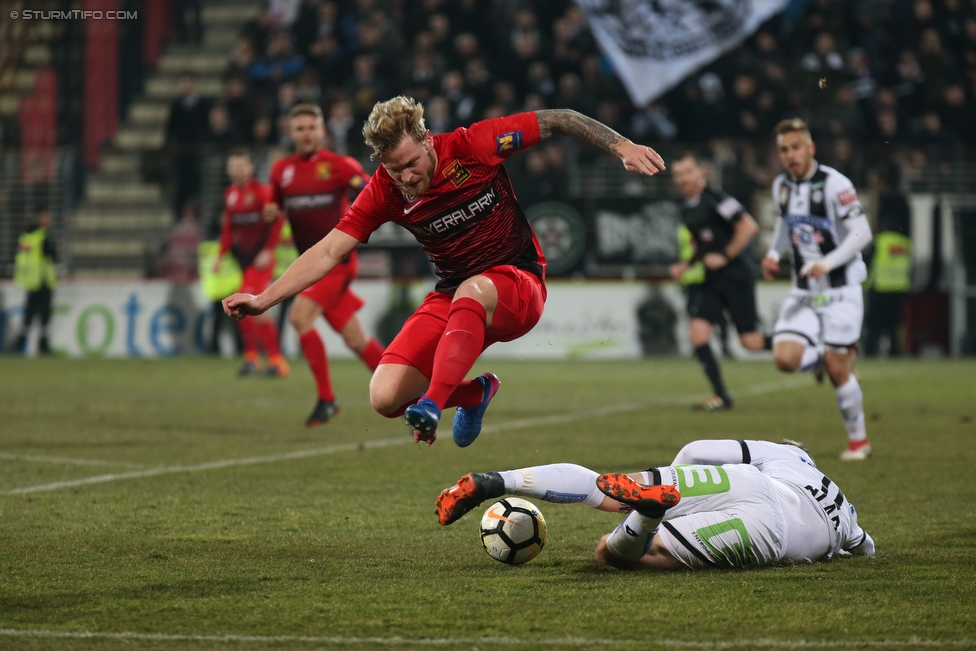 Admira Wacker - Sturm Graz
Oesterreichische Fussball Bundesliga, 26. Runde, FC Admira Wacker Moedling - SK Sturm Graz, Stadion Suedstadt Maria Enzersdorf, 10.03.2018. 

Foto zeigt Deni Alar (Sturm)
